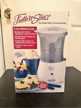 Froth N Sauce Froth Au Lait Froth Sauce Beverage Maker